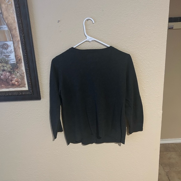 Tabitha Anthropologie Embroidered Floral Cardigan  Cropped Button Front Sweater - Picture 3 of 7